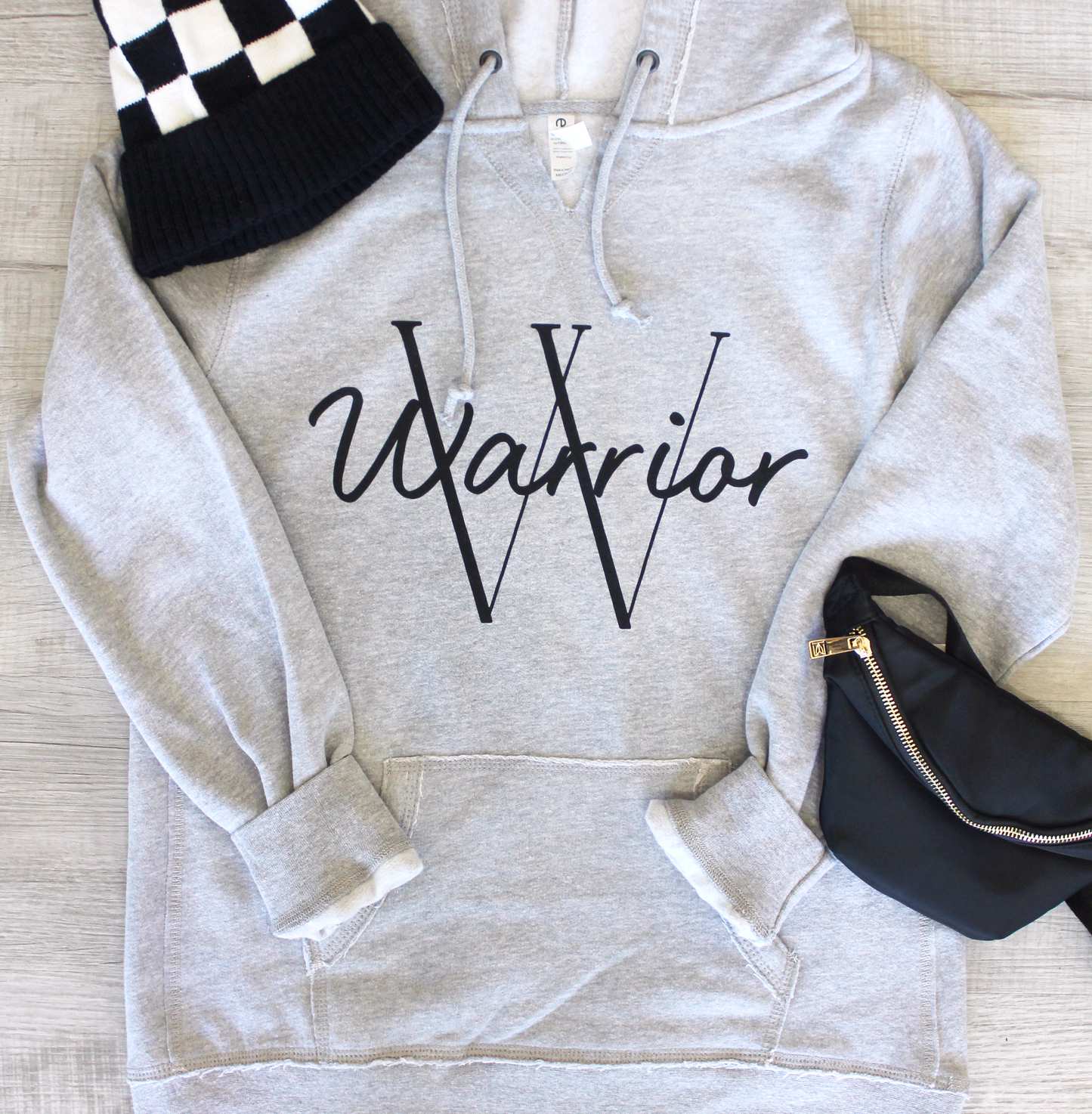W Warrior V-Notch Fleece Hoodie
