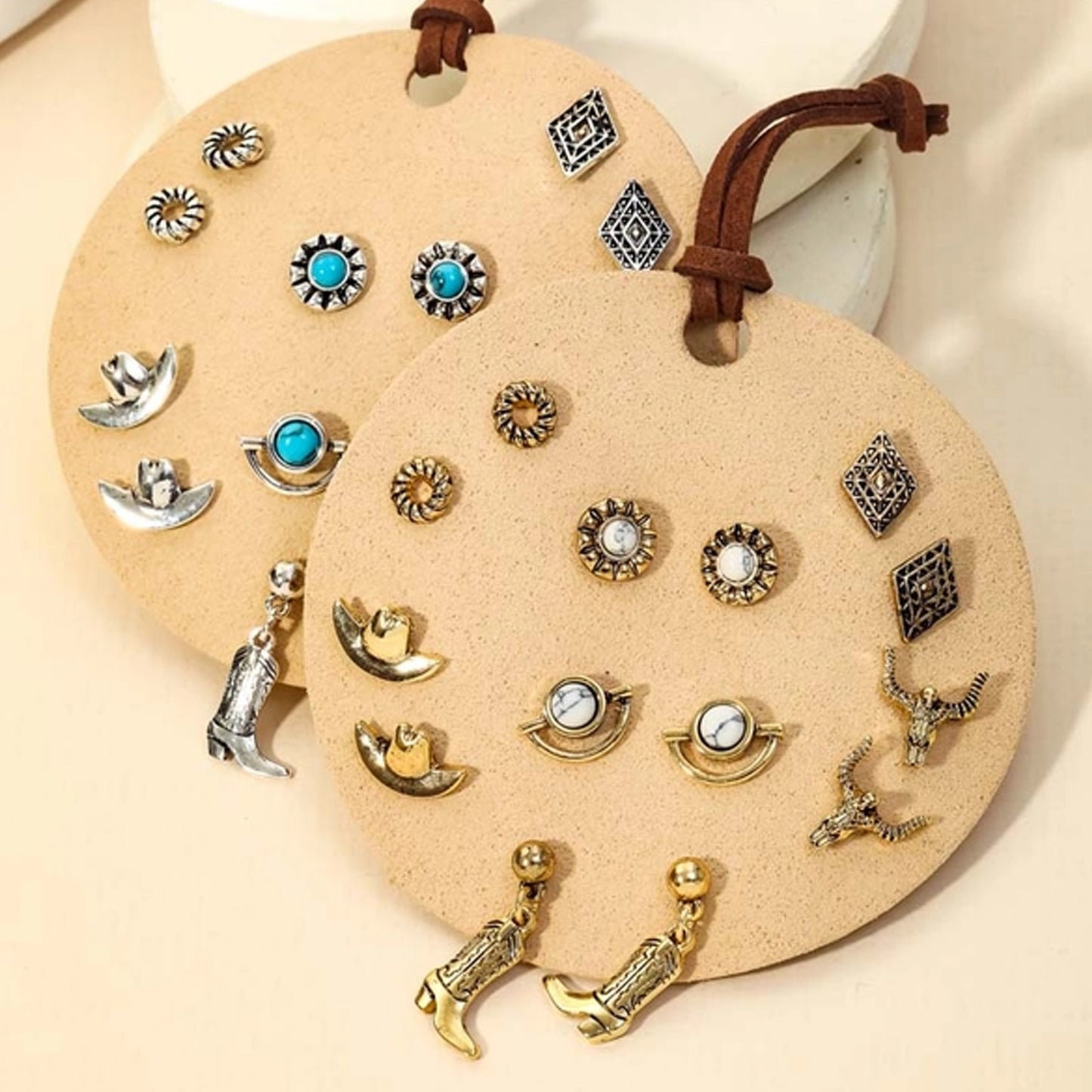 Antique Western Earring Set