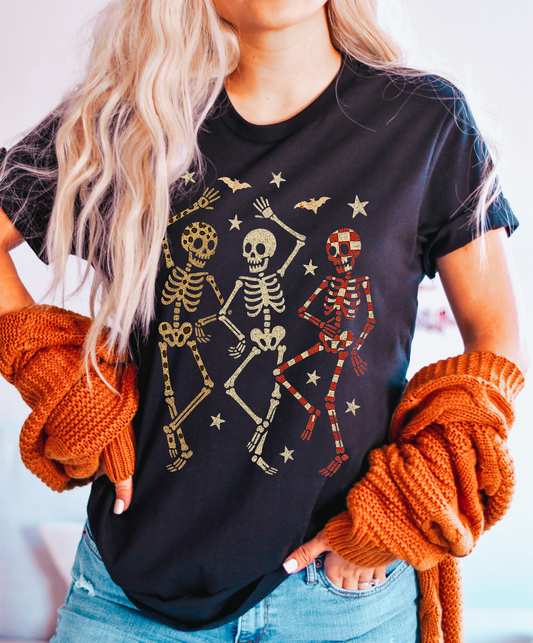 Skeleton Patterned Tee
