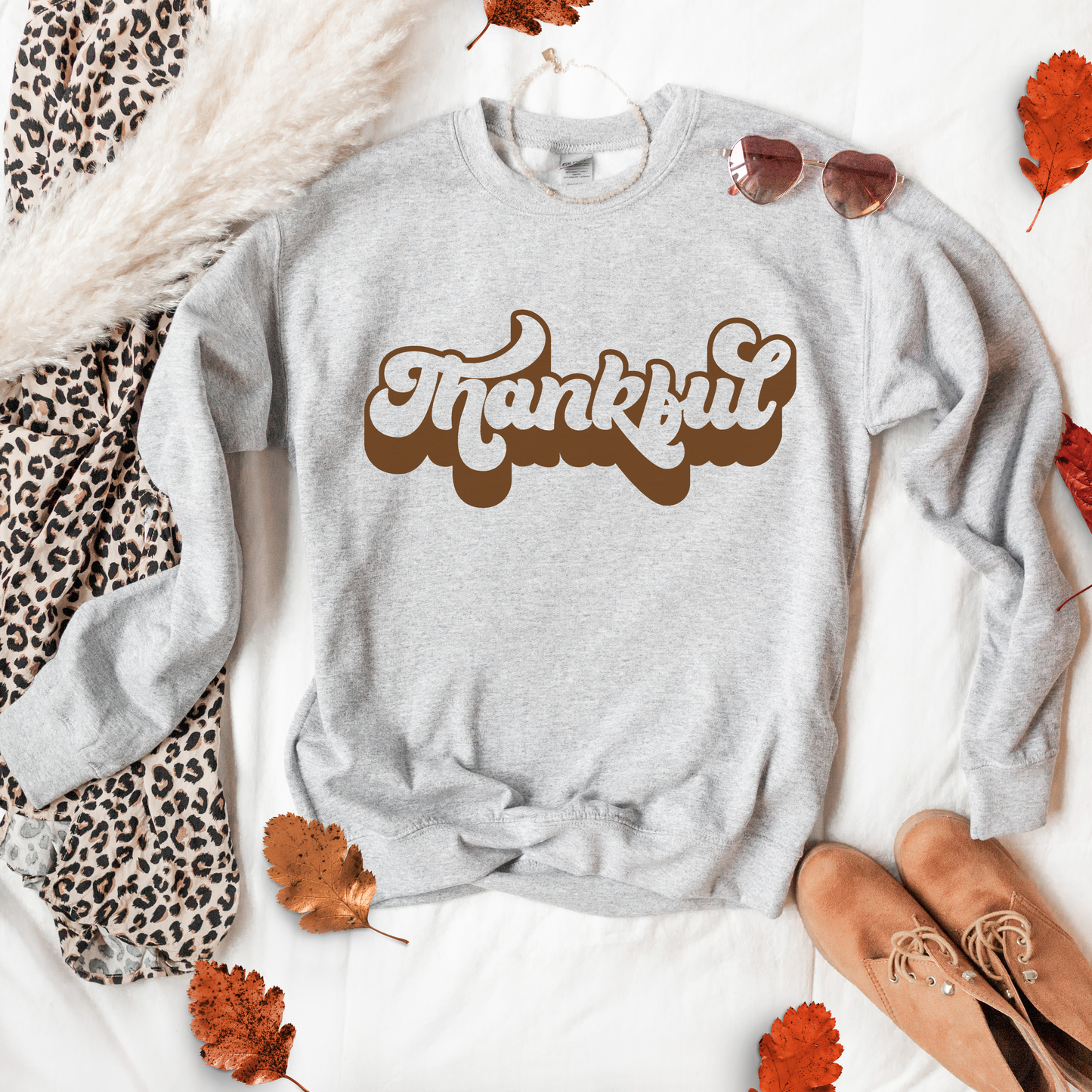 Retro Thankful Sweatshirt