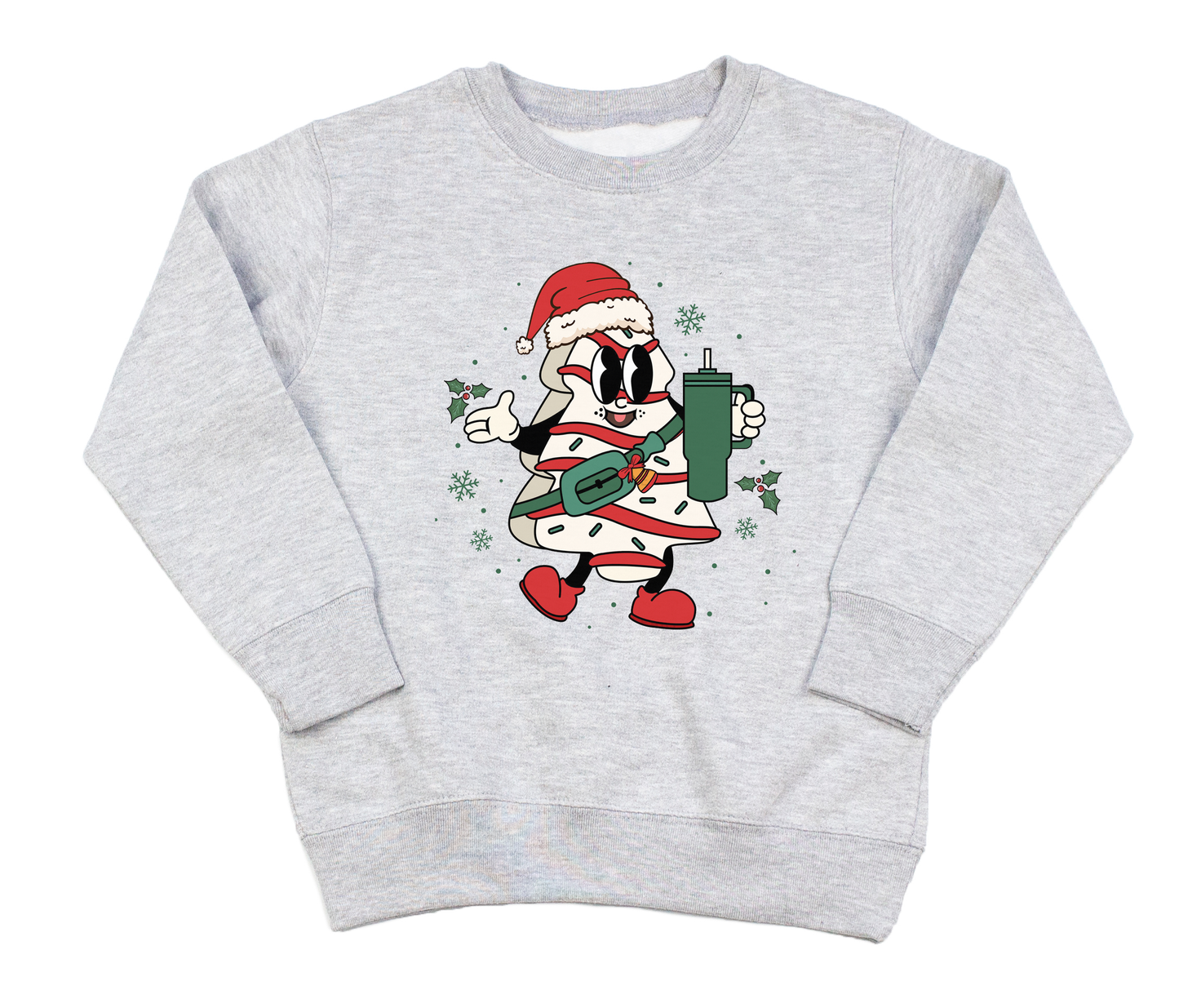 Debbie Christmas Tree Cakes Youth Sweatshirt