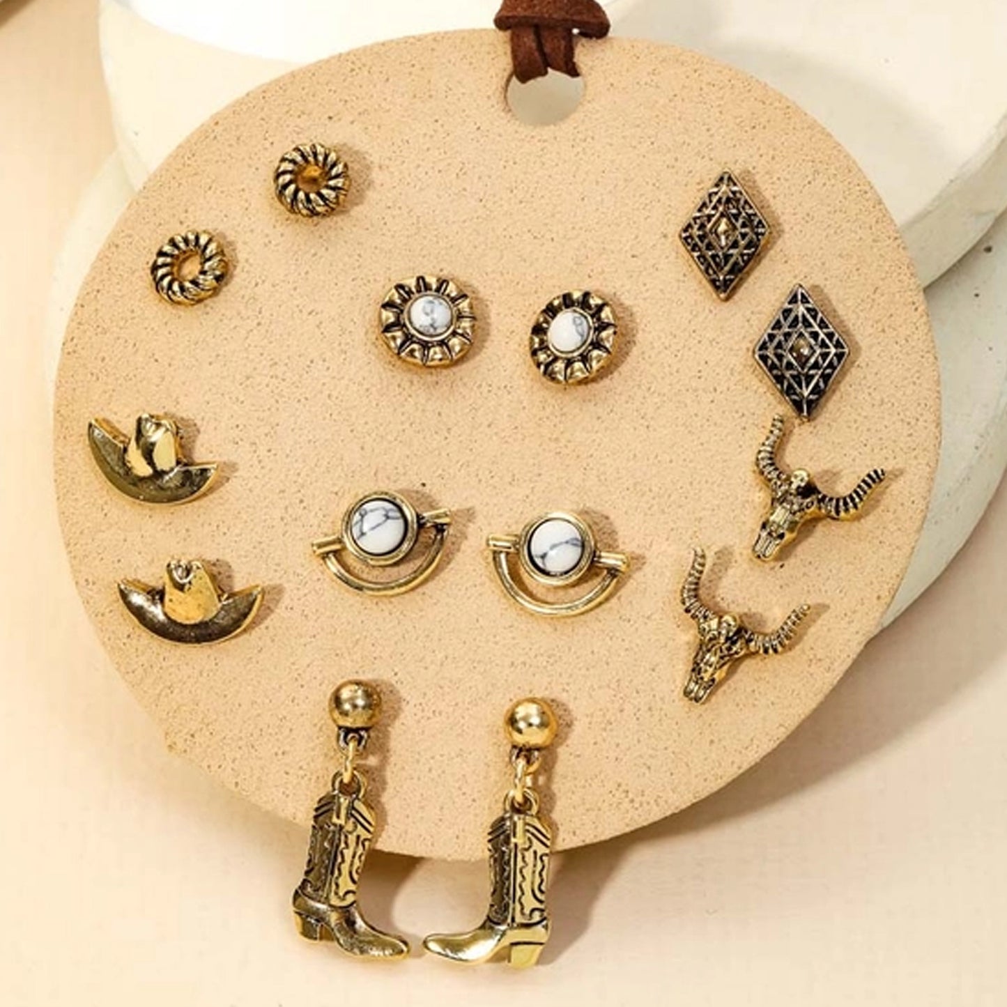Antique Western Earring Set
