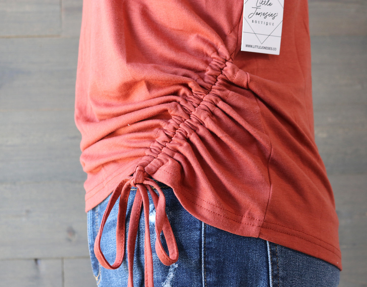 Rust Drawstring Tank