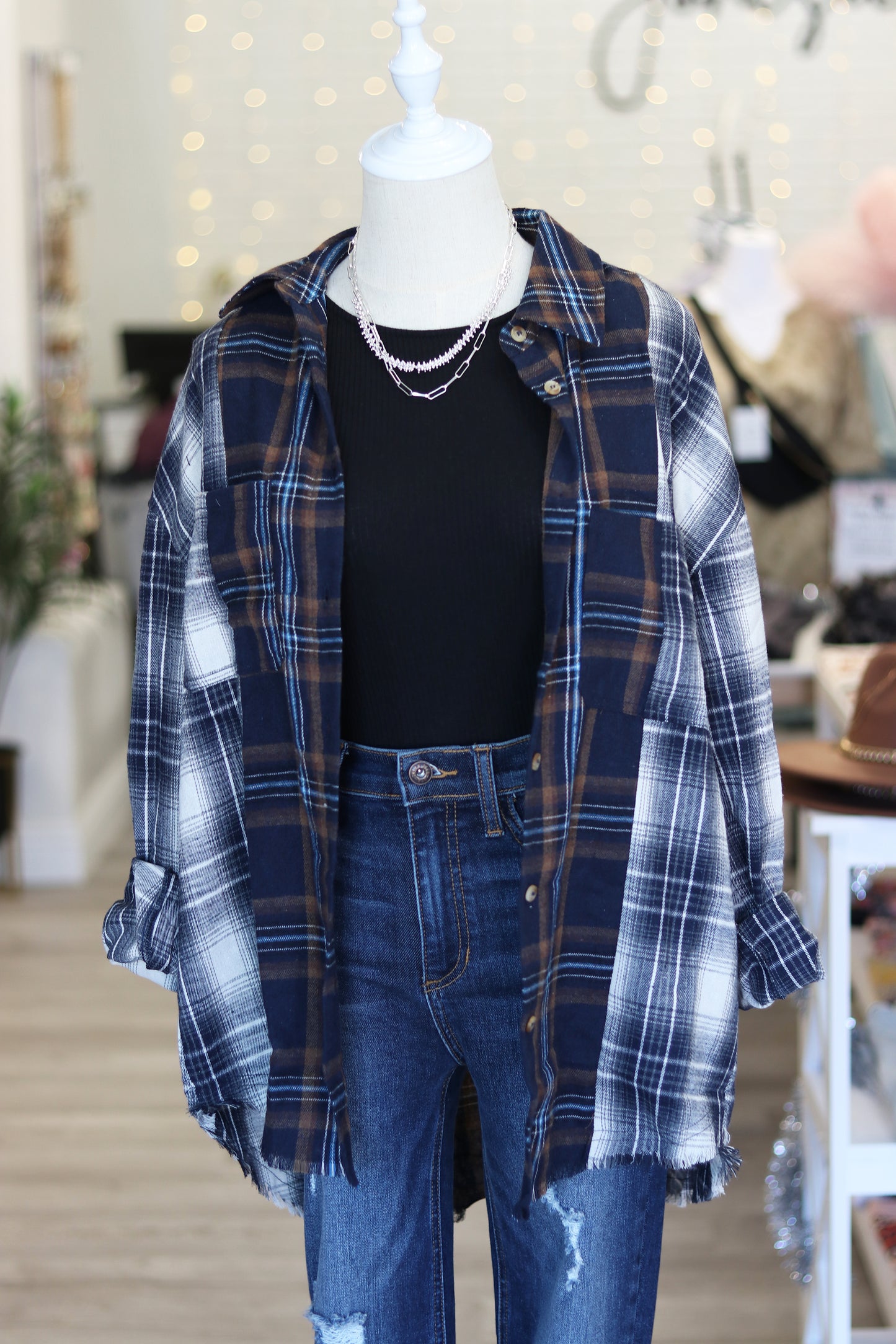 Plaid Patchwork Flannel