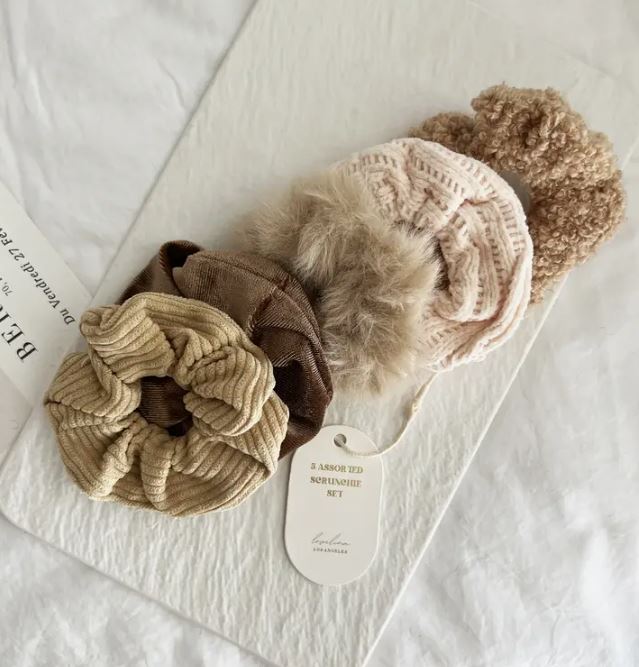 Velvet Soft Scrunchies Set