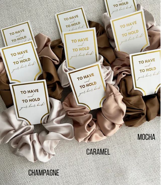 Silk Satin Scrunchies