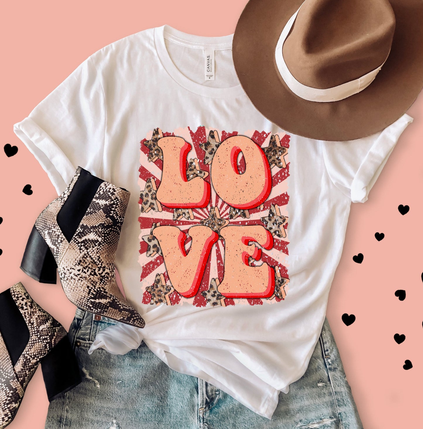 Love Retro Leopard Tee