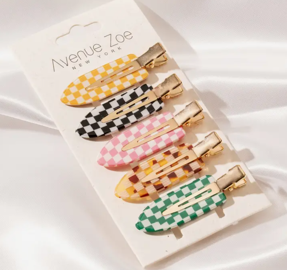 Checker Hairpin Set