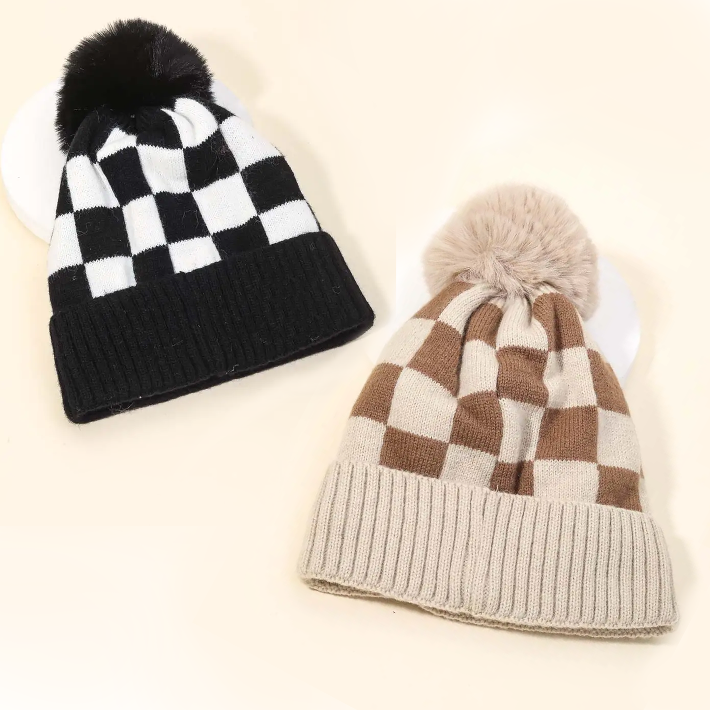 Checker Beanie