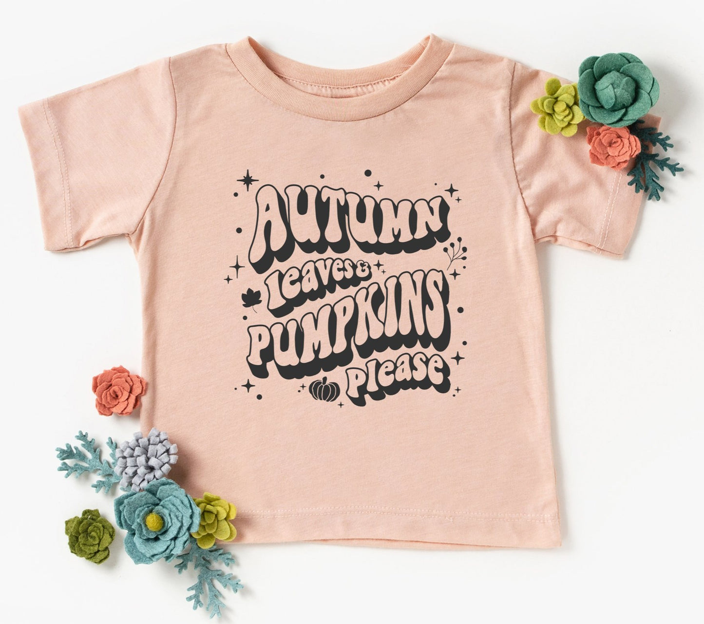 Autumn Leaves & Pumpkins Kids Tee/Bodysuit