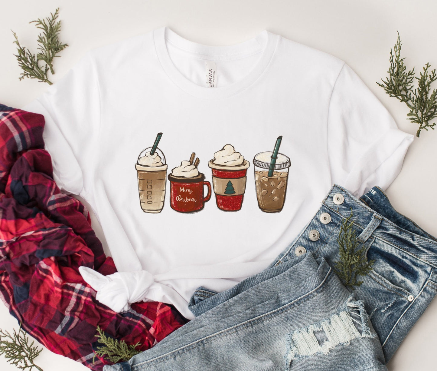 Christmas Coffees Tee