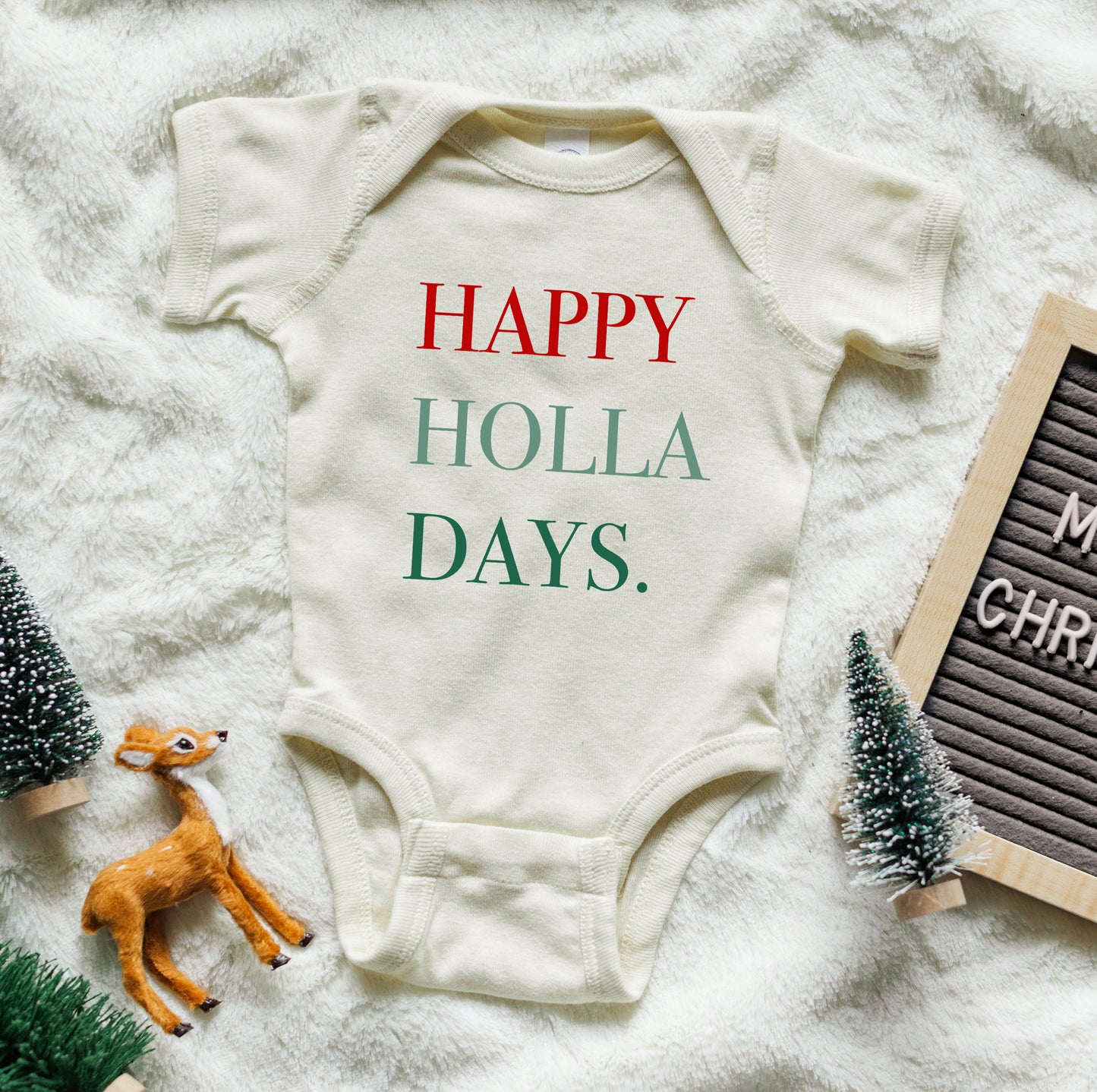 Happy Holla Days Kids Tee/Bodysuit