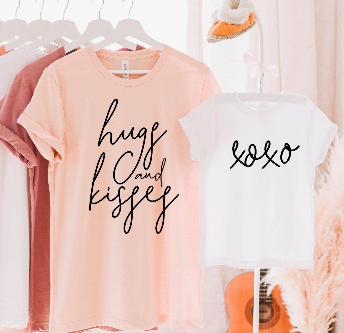 Hugs & Kisses Mama/Mini Tees