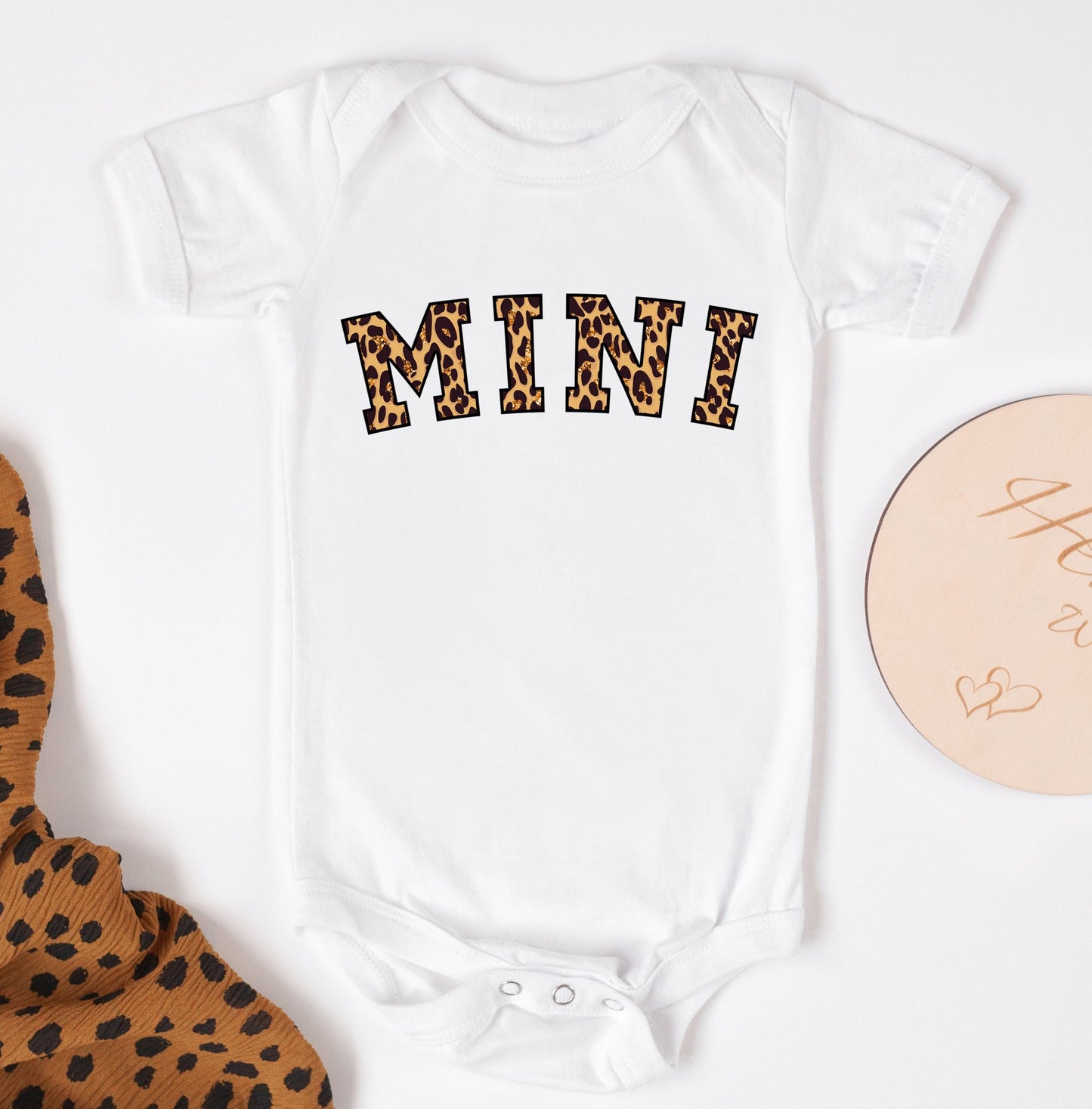 Mini Leopard Kids Tee/Bodysuit