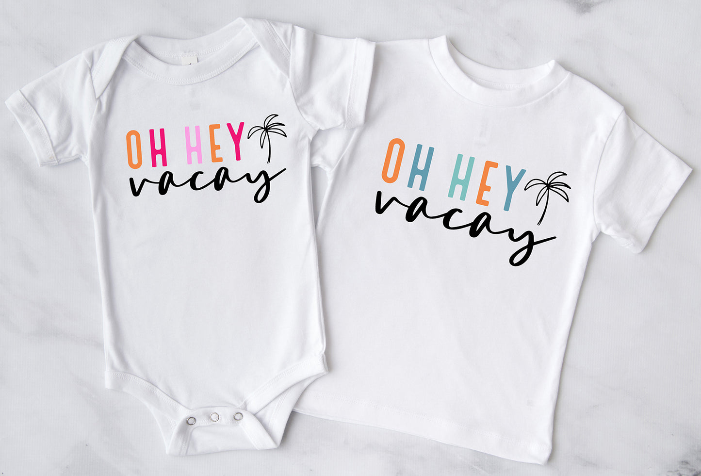 Oh Hey Vacay Kids Tee/Bodysuit