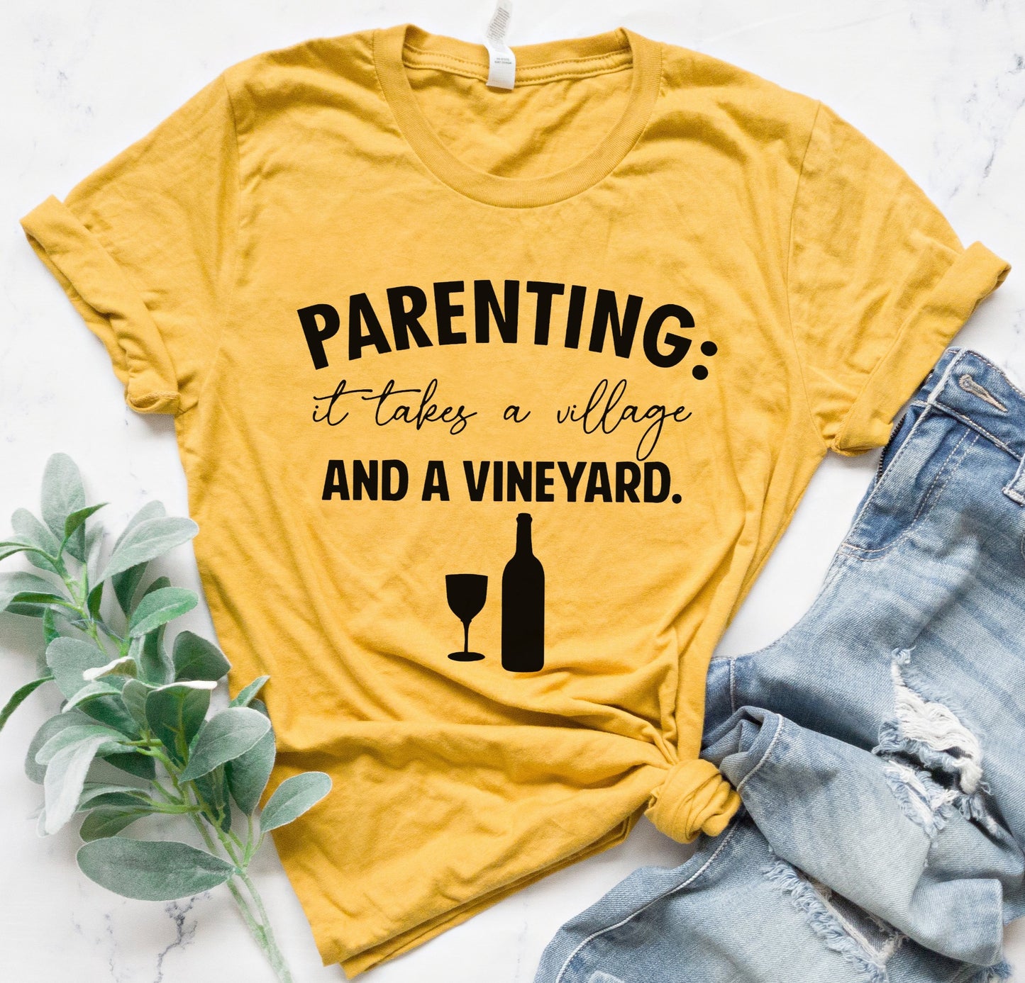 Parenting It Takes A Village And A Vineyard Tee