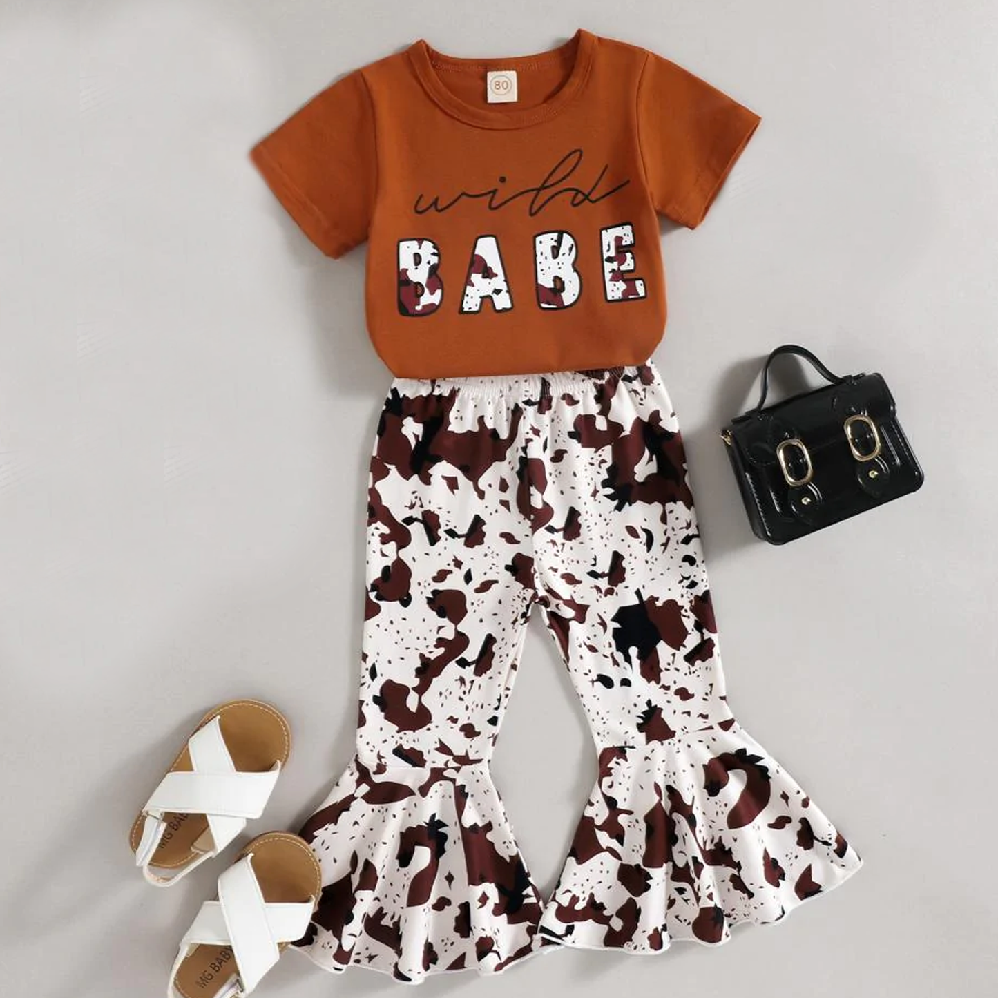 Wild Babe Top & Flare Bottom Set