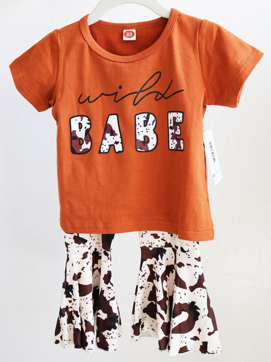 Wild Babe Top & Flare Bottom Set