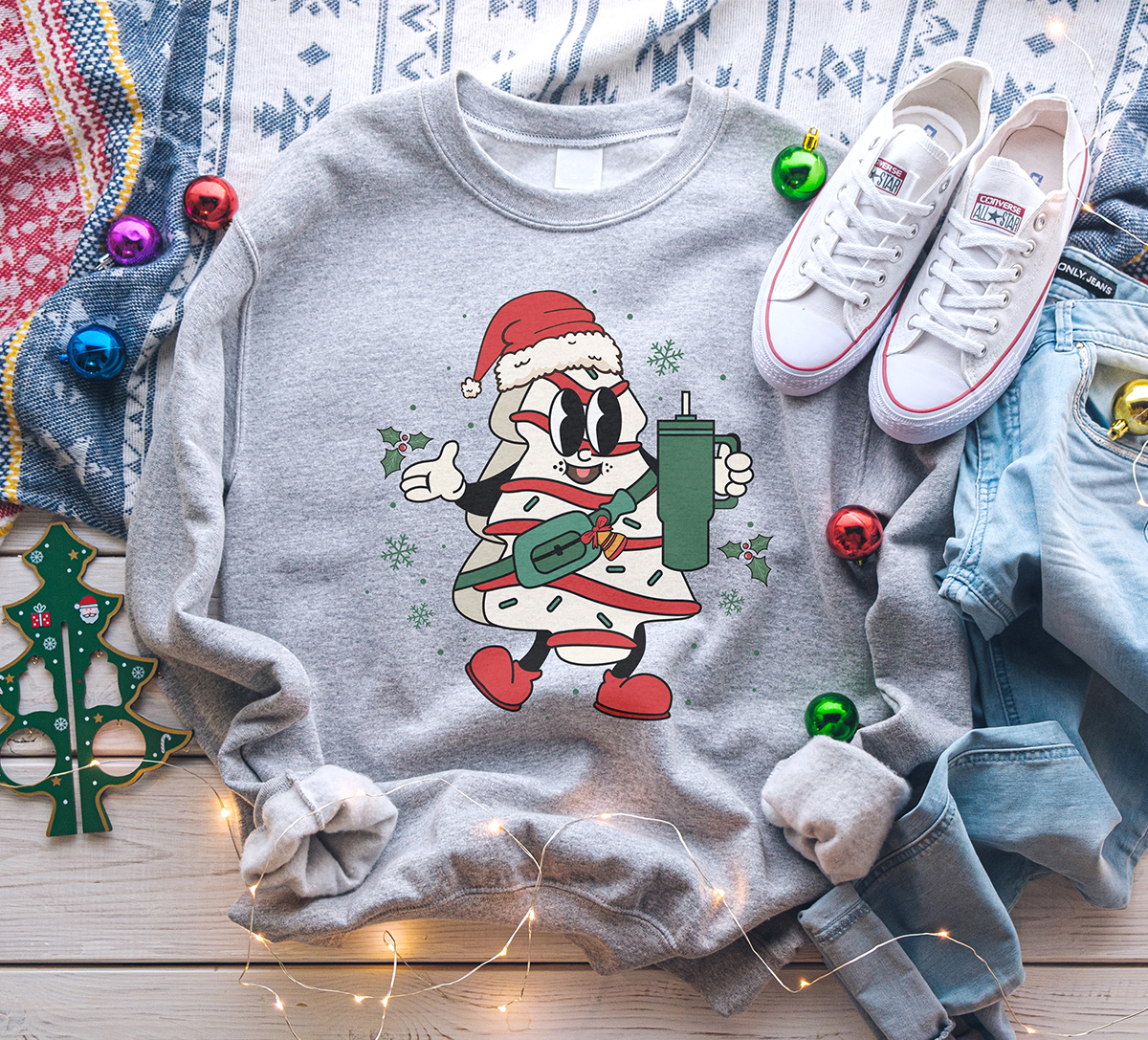 Debbie Christmas Tree Sweatshirt