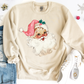 Retro Pink Santa Sweatshirt