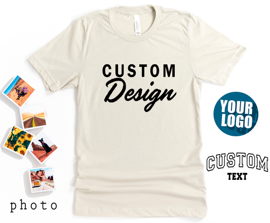 Custom Design Shirt /Logo/Photo/Text