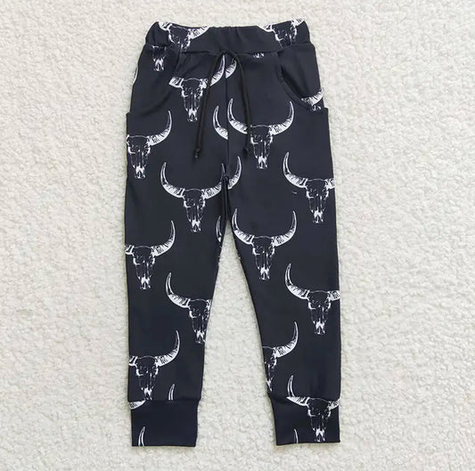 Baby Western Cow Skull Pants