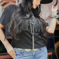 Fringe Studded Top