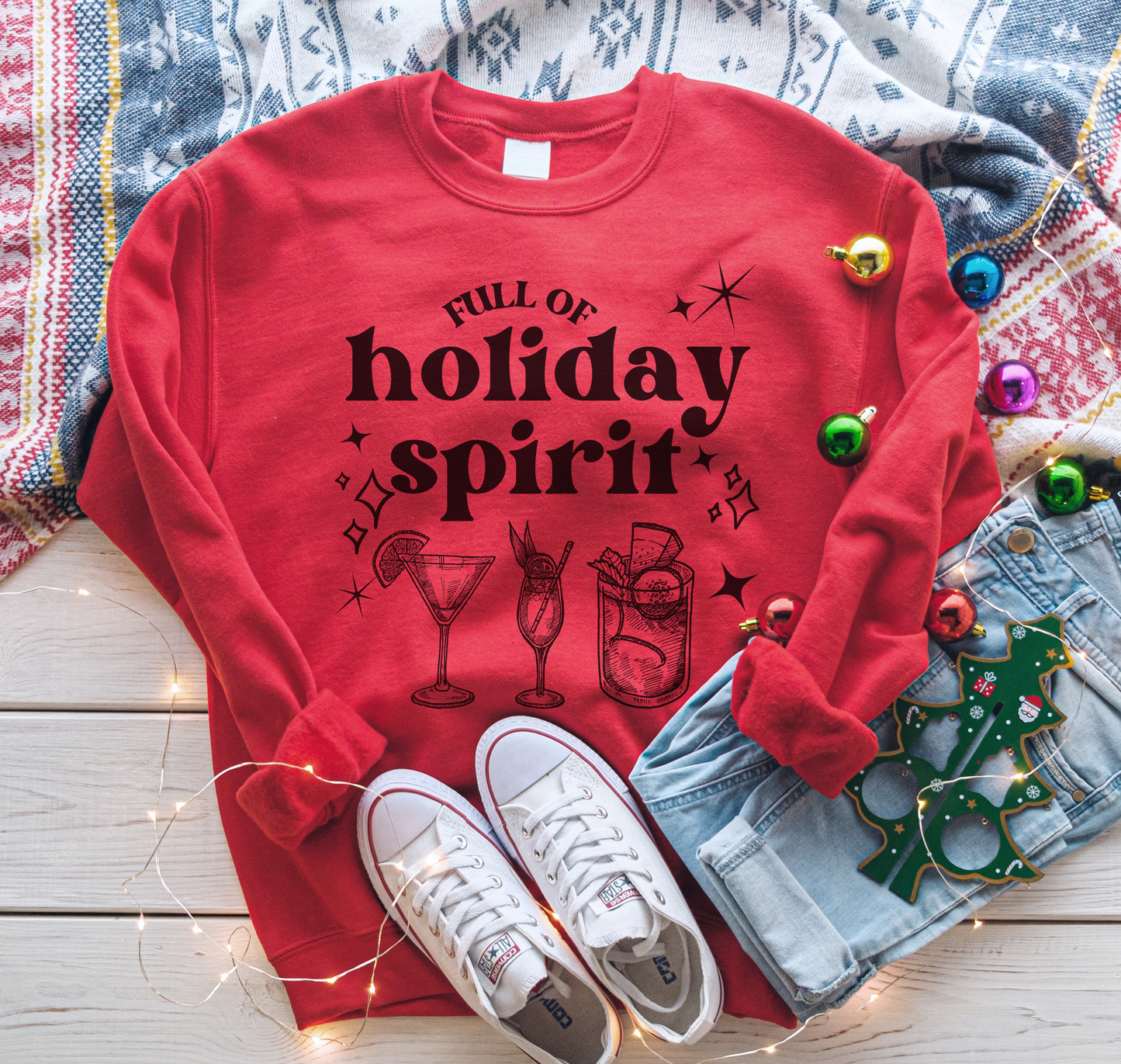 Full Of Holiday Spirit Sweatshirt