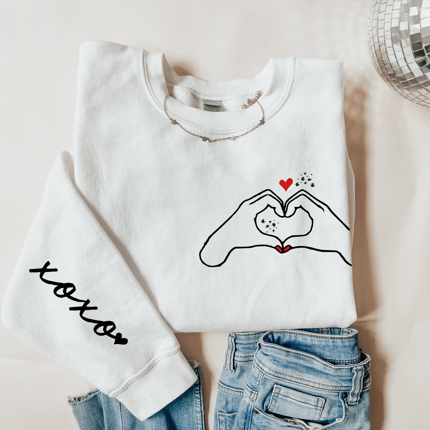 Heart Hands + XOXO Sweatshirt
