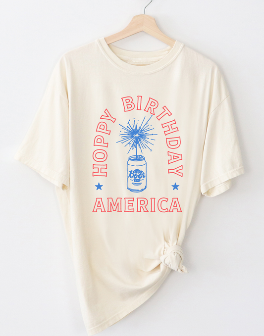 Hoppy Birthday America Tee
