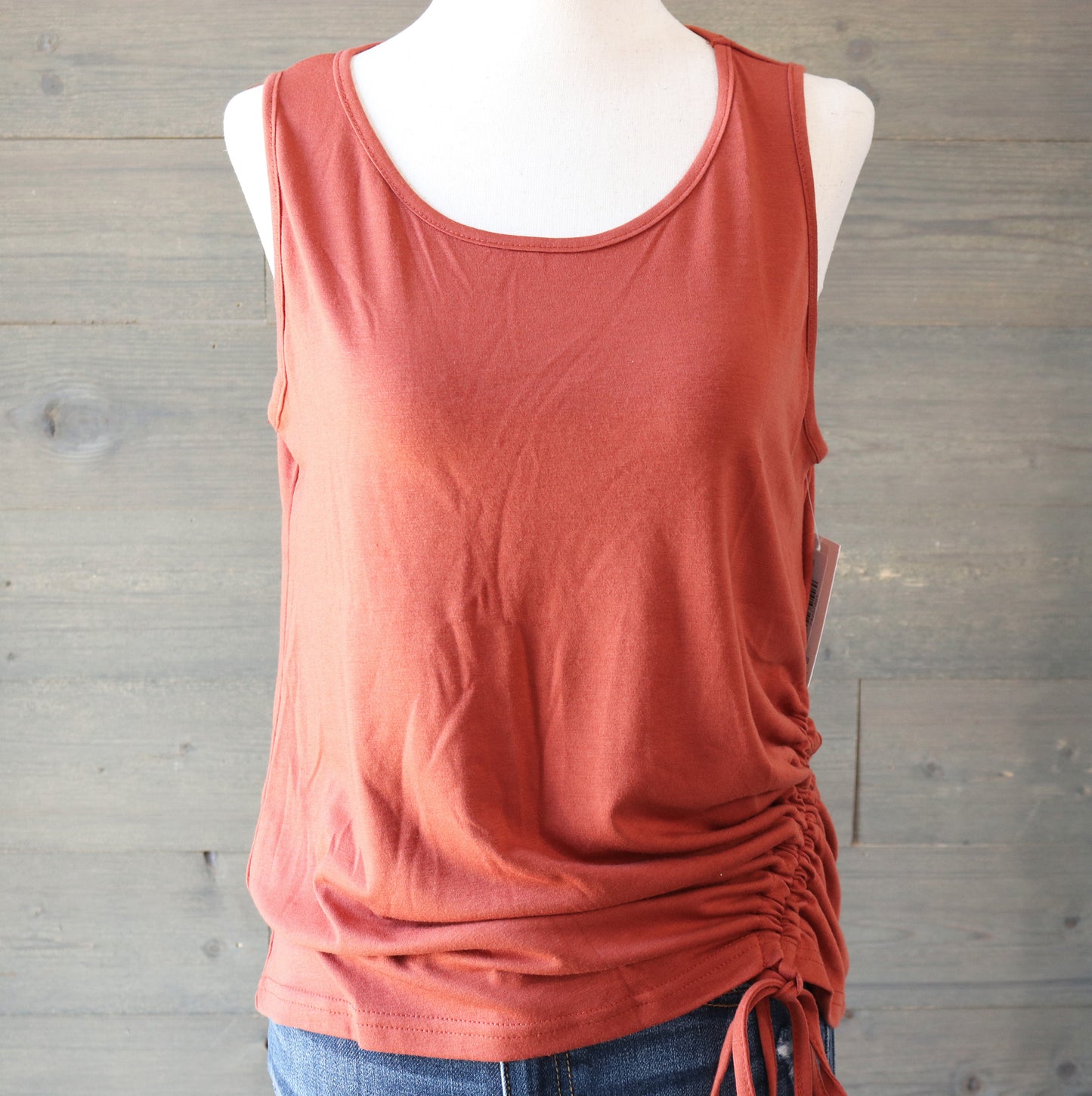 Rust Drawstring Tank