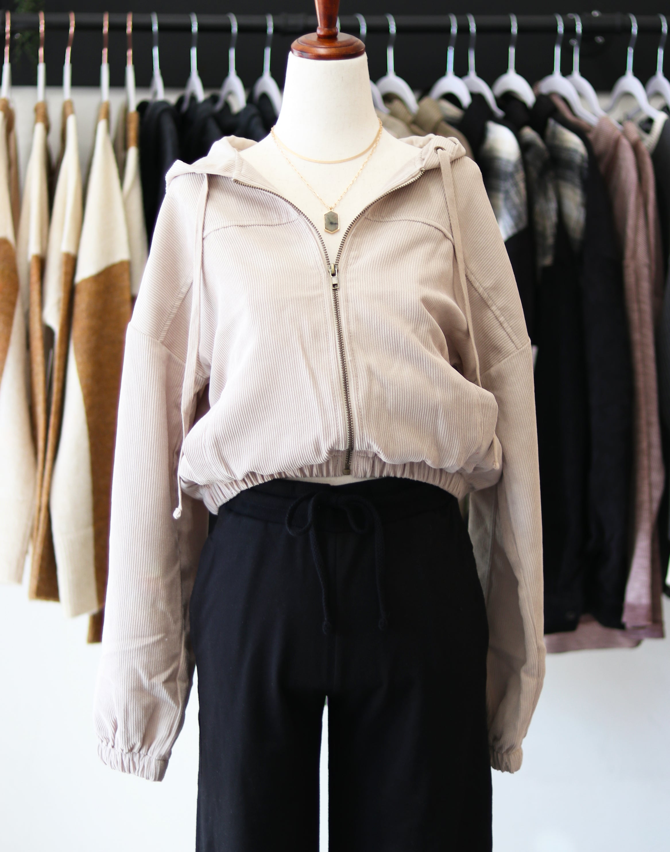 Corduroy Zip Up Jacket Corduroy Zip Up Jacket