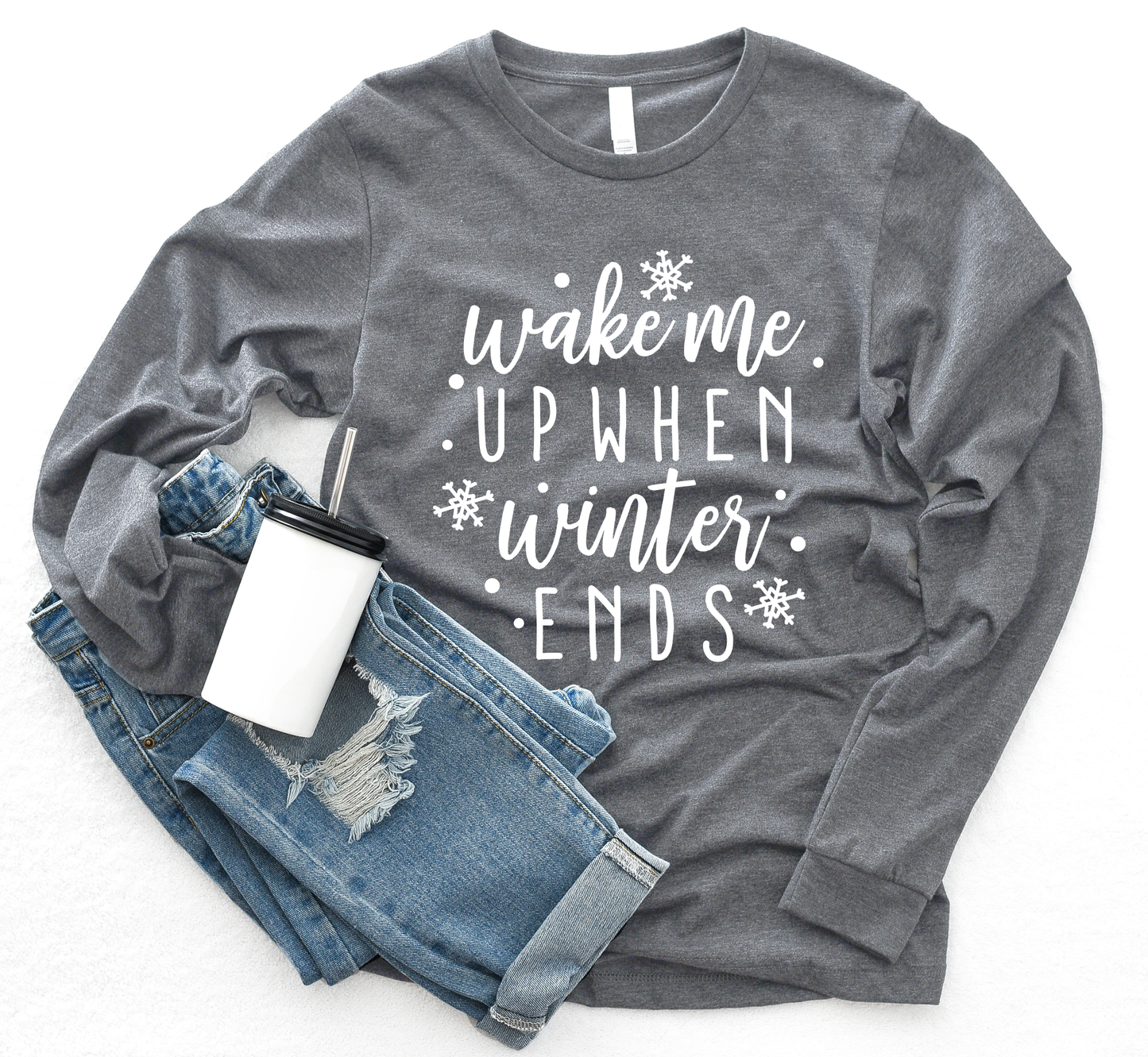Wake Me Up When Winter Ends Tee