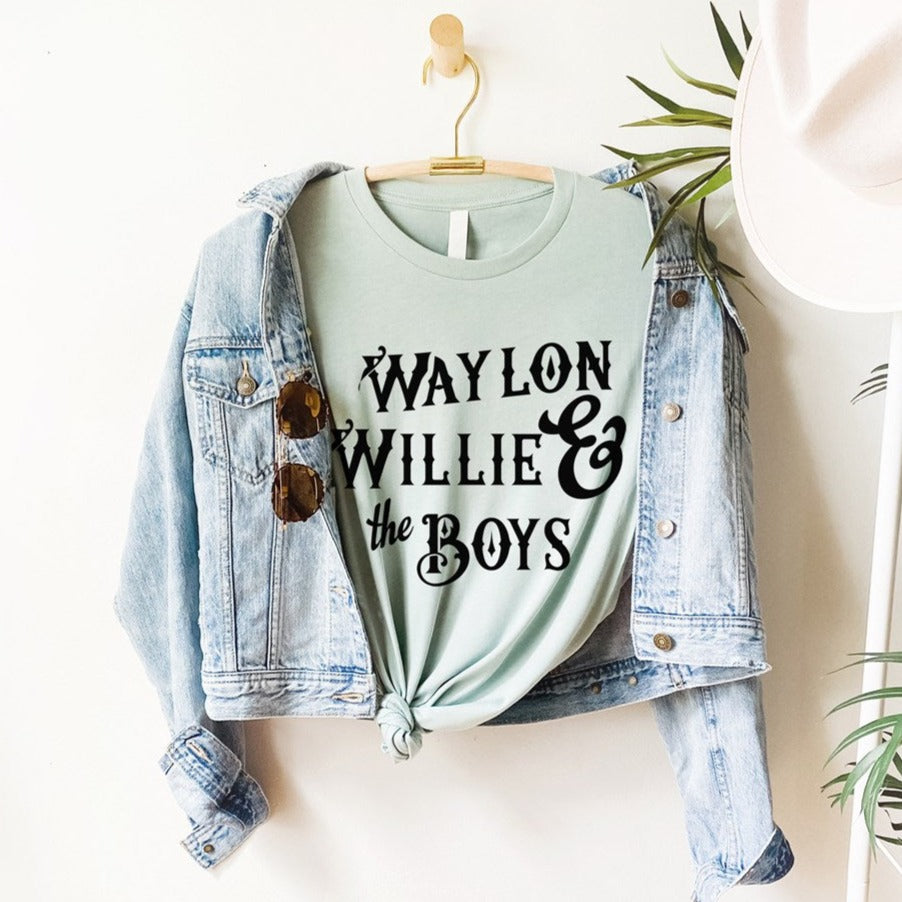 Waylon Willie & The Boys Tee