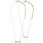 Mama & Mini Bar Necklace Set