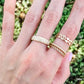 Ribbed Metal Ring