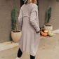 Khaki Waffle Knit Cardigan
