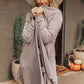 Khaki Waffle Knit Cardigan