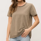 Stonewashed Cutout Tee