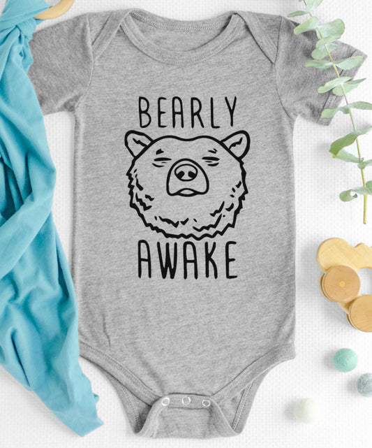 Bearly Awake Kids Tee/Bodysuit
