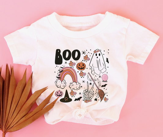 Boo Spooky Things Kids Tee/Bodysuit