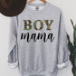 Boy Mama Camo Print Sweatshirt