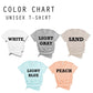 Love More Worry Less Smiley Face Tee