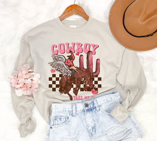 Cowboy Take Me Away Sweatshirt