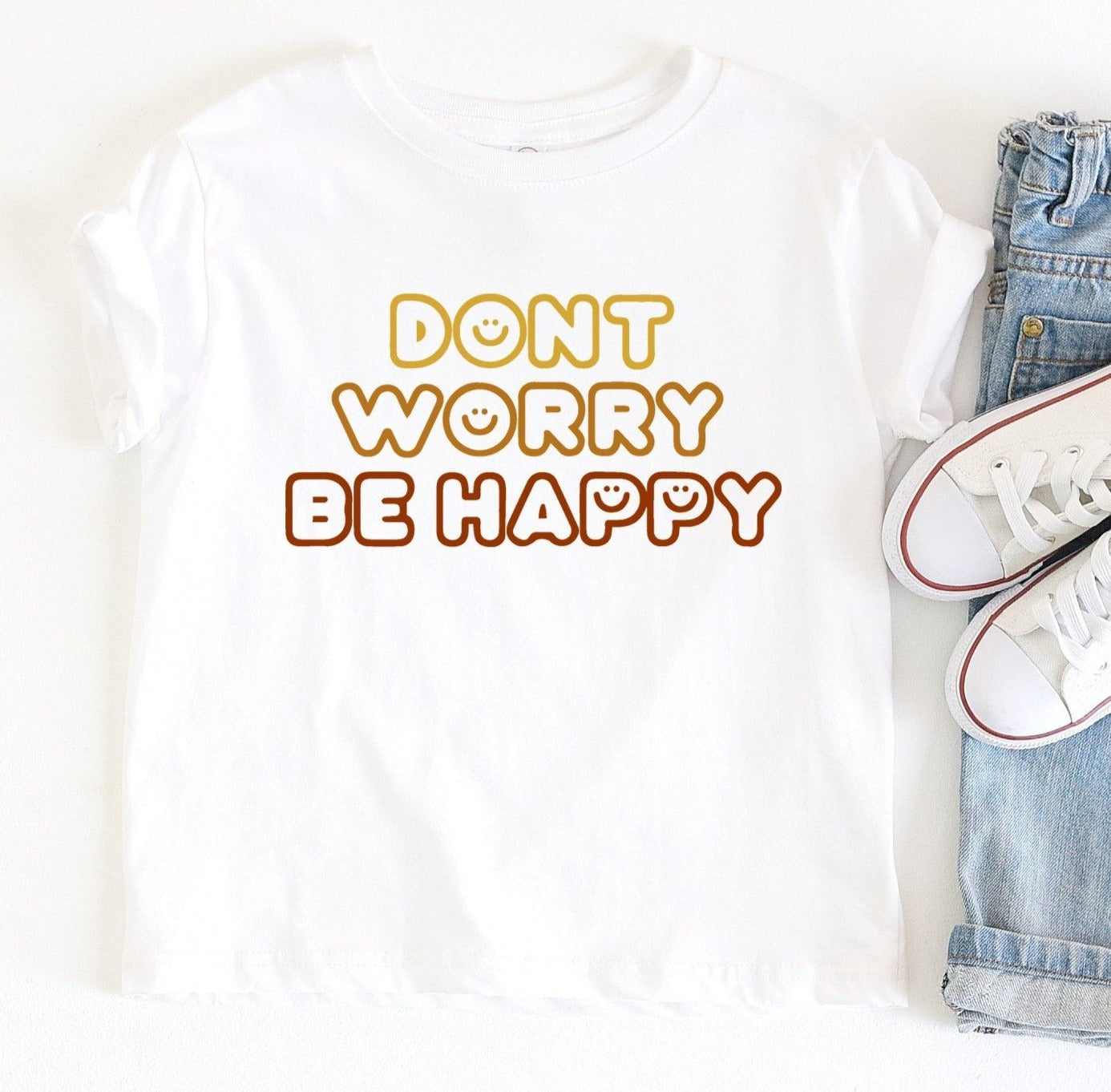 Don't Worry Be Happy Kids Tee/Bodysuit