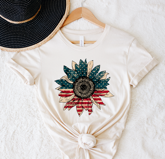 Flag Sunflower Tee