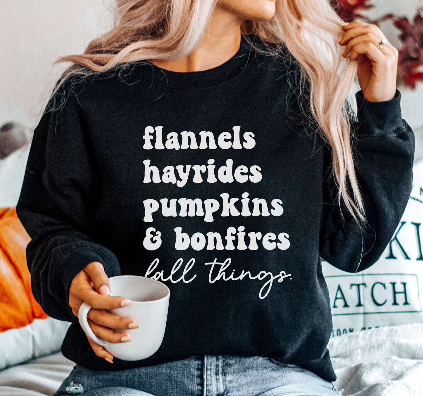 Flannels & Hayrides Sweatshirt