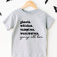 Ghosts Witches Vampires Kids Tee/Bodysuit