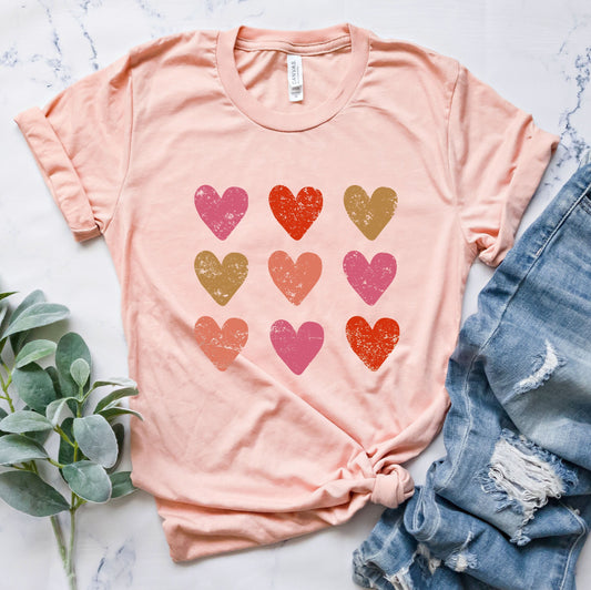 Cute Hearts Tee