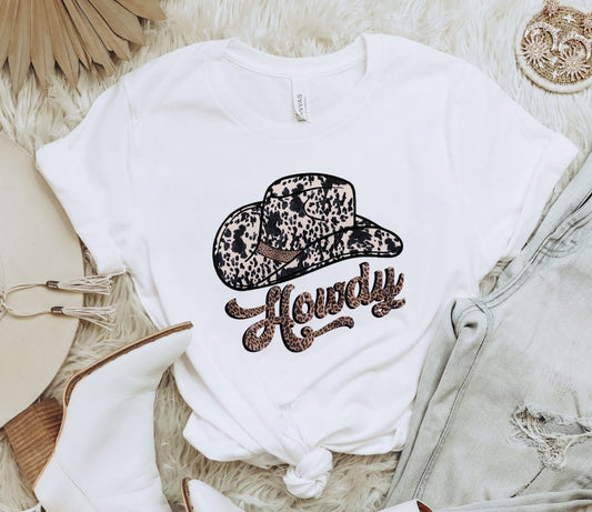 Leopard Howdy Tee
